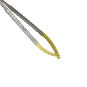 Micro Tijeras Castroviejo TC 18cm Curvas de Carburo de Tungsteno y Acero Inoxidable, Instrumento Quirúrgico de Precisión - Product Image 6