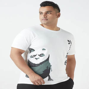 Camiseta Casual de Alta Calidad, Cuello Caído, Manga Corta, Súper Holgada, Talla Grande para Hombre - Product Image 3