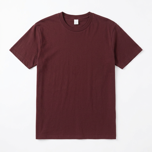 เสื้อยืดคอกลมแขนสั้นสีพื้นสำหรับผู้ชาย ทรงโอเวอร์ไซส์ สวมใส่สบาย ผลิตจากผ้าเจอร์ซีย์ 100% คอตตอน ย้อมสีแบบ Garment Dyed เป็นมิตรต่อสิ่งแวดล้อม ป้องกันรังสียูวี แห้งเร็ว - Product Image 3