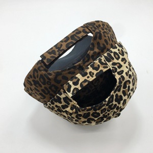 Leopard Print Ponytail Baseball <b>Cap</b> Women Adjustable 6-Panel Cotton Hat Spring <b>Summer</b> Casual Fashion <b>Cap</b> - Product Image 3