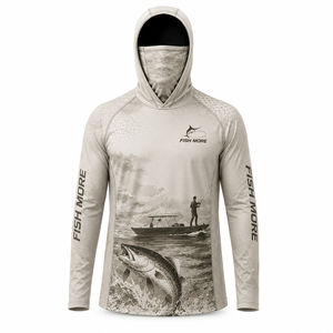 Sudadera con Capucha de Pesca de Secado Rápido para Hombre, Personalizada, Manga Larga, Impresión Digital, Transpirable, UPF 50, Estilo Deportivo, Ropa de Primavera/Verano para Exteriores - Product Image 3