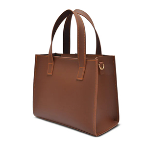 Sacs fourre-tout en cuir véritable de qualité supérieure pour femmes, fermeture à glissière noire |   Sac à main structuré élégant, luxe minimaliste pour tous les jours - Product Image 2