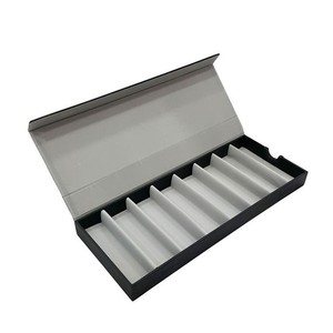 8 Slots Eyeglasses Display Case Rectangle Shape Solid Color Hard <b>Storage</b> <b>Box</b> for Glasses - Product Image 1