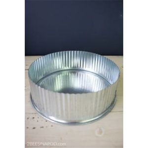 Wholesale 2Tier Galvanized Metal <b>Cake</b> <b>Stand</b> Rustic Wooden Tiered Serving Tray Farmhouse Cupboard Dessert Display <b>Stand</b> for Party - Product Image 2