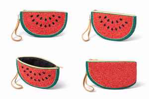 Pochette à perles faite main motif pastèque classique, trousse de maquillage, mini sac à main tendance pour femme, cadeau de fête - Product Image 3