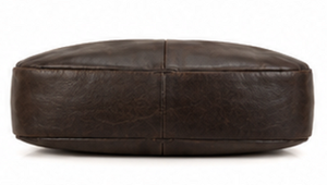 Sac hobo en cuir véritable de luxe, style bohème, fermeture éclair, bandoulière simple, grande capacité, pour femmes, usage quotidien - Product Image 3