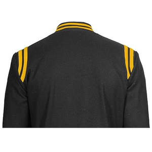 Veste de baseball personnalisée à manches longues avec broderie chenille et patchs, style streetwear, pour hommes et femmes - Product Image 1