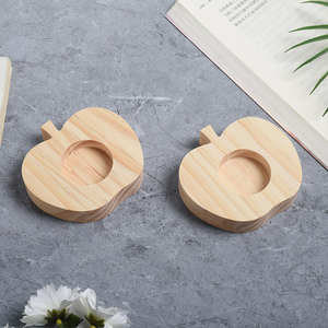 เชิงเทียนไม้สำหรับงานแต่งงานสไตล์เรียบง่ายสำหรับวางบนโต๊ะ - Product Image 4