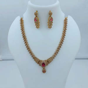 Ensemble de bijoux raffinés JeweleMarket 10575665DGR, magnifique collier en pierres de cristal et zircon autrichien, pour mariage ou cadeau - Product Image 5