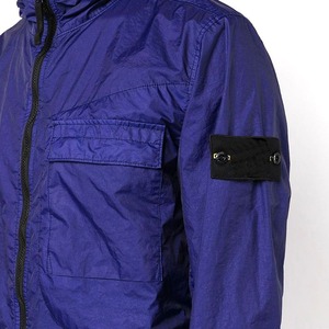 Chaqueta Acolchada Impermeable con Capucha para Hombre, Reversible, Transpirable, Anti-UV, de Secado Rápido, Azul Sólido, Cierre de Cremallera, Informal - Product Image 4