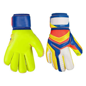 Football Goalkeeper Gloves Full Finger Non Slip Breathable PU Leather Unisex Sports Protection Hook And Loop Closure - Product Image 6
