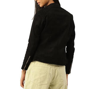 Vestes en daim pour femmes pour la saison hivernale avec design et taille personnalisés, manches longues, veste en daim pour femmes - Product Image 2