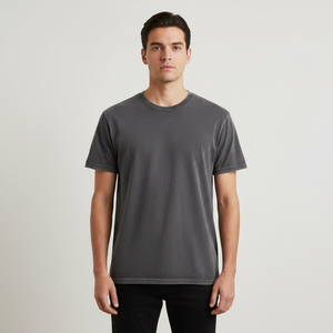 Fabricant de vêtements en gros, t-shirts personnalisés en coton 100% 240g, t-shirts à épaules tombantes, t-shirts pour hommes en grande taille - Product Image 2