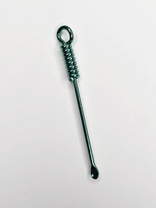 Stainless Steel Shilajit <b>Spoon</b> Ayurvedic Resin Scoop Metal <b>Measuring</b> Tool with Loop Handle for Daily Shilajit Use - Product Image 2