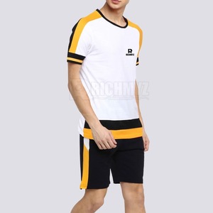 Conjuntos de Camiseta y Pantalones Cortos de Verano de Secado Rápido para Hombre, Diseño Personalizado de Última Moda para Uso Casual - Product Image 4