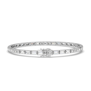 Lab Created Diamond Bracelet <b>Bangle</b> Round Cut Bracelets Fine Jewelry with IGI Certified & VVS Clarity for Women's for Sale - Product Image 1
