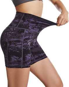 Shorts casuales de verano con lavado ácido para mujer, 100% algodón, con bolsillos laterales, transpirables. - Product Image 3