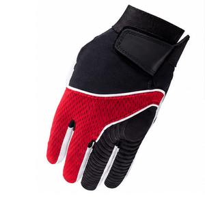 Guantes de racquetball de malla transpirable, palma de cuero antideslizante, soporte seguro para la muñeca, protección atlética para las manos, para deportes en canchas interiores - Product Image 4