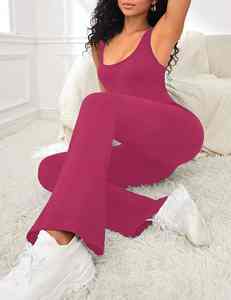 ชุดบอดี้สูทออกกำลังกายผู้หญิงแบบขายส่งใหม่ ทรงสกินนี่ ระบายอากาศได้ดี รับสั่งทำตามแบบ - Product Image 5