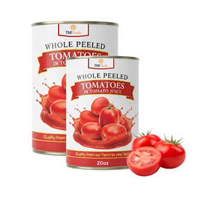 Qualité supérieure, fabriqué au Vietnam, tomates entières pelées savoureuses, best-seller, dans du jus de tomate, emballage en vrac - Product Image 1