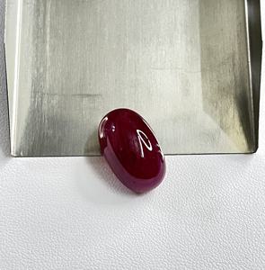 Mejor Precio, Rubí Natural 100% Cabujón, Color Rojo Rosado, 24 Quilates, Forma Ovalada, Tratado Térmicamente, Piedra de Nacimiento de Julio para Joyería - Product Image 4