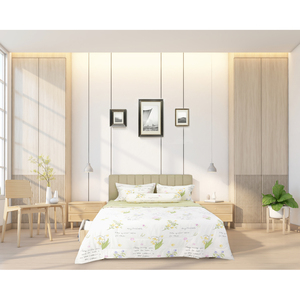 Chine Usine En Gros 3pcs Draps En Microfibre Imprimé Conception Polyester Option De Remplissage - Product Image 4