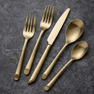 Juego de cubiertos rústicos de madera con soporte para cuchillos y cucharas, juego de cubiertos premium para hotel, juego de cubiertos para restaurante, venta al por mayor - Product Image 6