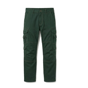 Pantalon cargo décontracté pour homme, léger et respirant, taille mi-haute, coupe droite, 100 % coton, idéal pour les activités de plein air et la mode. - Product Image 1