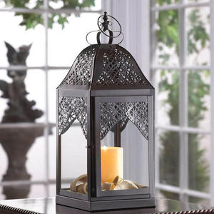 Farol Metálico Decorativo Vintage de Lujo con Acabado Resistente al Calor para una Decoración Elegante del Hogar y el Jardín - Product Image 4