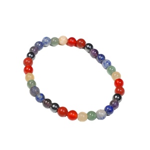 Bracelets de guérison 7 chakras avec perles de 8 mm - Product Image 1