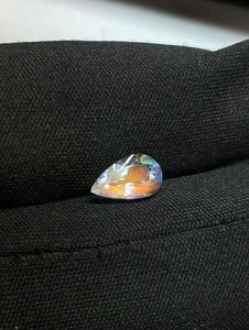 loose natural faceted multifire <b>rainbow</b> moonstone pear cut.african <b>rainbow</b> moonstone pear cut. - Product Image 3