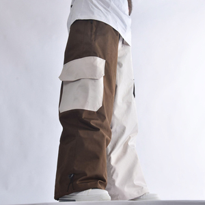 Pantalon de ski imprimé de haute qualité, coupe ample, coupe-vent et imperméable, unisexe, style Hip Hop, décontracté et tendance - Product Image 6