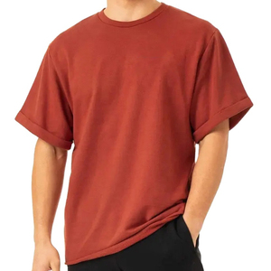 2026 Custom <b>Logo</b> Men's Polyester Neck Baggy T-Shirt Plus Size Blank High Quality 220 Gsm Eco-Friendly Fabric Short Sleeve - Product Image 1