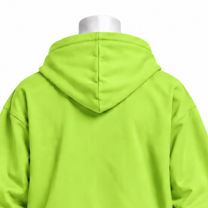 เสื้อฮู้ดปักลายดอกไม้สีเขียวมะนาว ทรงโอเวอร์ไซส์ มีกระเป๋าจิงโจ้ สไตล์ลำลอง สตรีทแวร์ สำหรับฤดูหนาว - Product Image 4