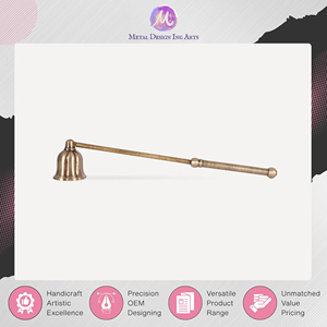 Fabricante y Exportador de Origen Indio que Vende Apagavelas de Latón de Primera Calidad en Color Dorado para Apagar Velas al Mejor Precio - Product Image 2