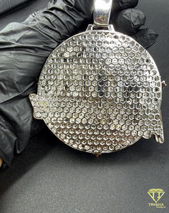 Colgante Personalizado con Nombre y Diseño de Paisaje Urbano, Estilo Hip Hop, con Diamantes VVS Cultivados en Laboratorio, en Plata de Ley 925, para Hombre - Product Image 6