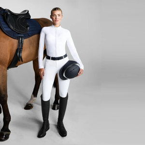 Pantalones de Montar a Caballo de Alta Calidad, Elásticos en 4 Direcciones, Leggings, Ropa Ecuestre, en Tela Técnica con Tacto Suave - Product Image 4