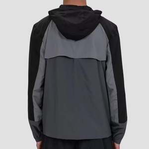 Veste coupe-vent personnalisée pour la randonnée, en nylon résistant à l'eau, étiquette privée, vente en gros pour les détaillants de produits de plein air - Product Image 3