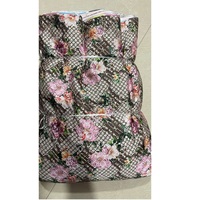 Tela de Satén Estampada de Fabricación India, Tela Moderna para Faldas, Blusas o Vestidos, Disponible en Grandes Cantidades