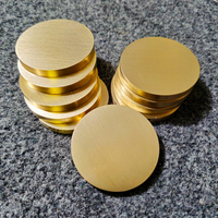 Disques en laiton massif ronds, vierges, pour gravure laser, estampage personnalisé, jetons personnalisés, fabrication de bijoux, bricolage