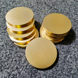 Disques en laiton massif ronds, vierges, pour gravure laser, estampage personnalisé, jetons personnalisés, fabrication de bijoux, bricolage - Product Image 2