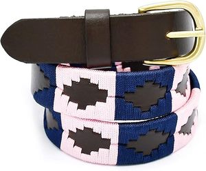 Ceinture en cuir Polo de haute qualité, ceinture Polo en cuir véritable haute résistance, ceinture à boucle en laiton pour femmes et hommes - Product Image 4