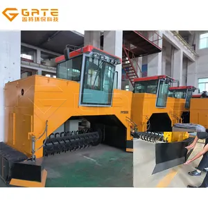 GATE 400-12000 M3/H mesin pembalik limbah industri pembalik kompos mixer windrow