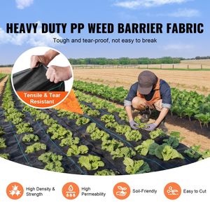 Telo Pacciamante per Giardino Resistente 3.28x164FT in PP Intrecciato per il Controllo delle Erbacce e la Barriera Antierba per Vialetti Domestici - Product Image 6