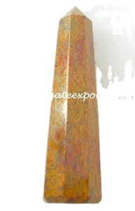 หินอเมทิสต์ประดับเสาโอเบลิสก์งานหัตถกรรมกึ่งมีค่า - Product Image 3