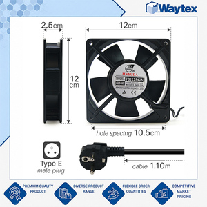 Ventilador de Techo para Gabinete, Superventas, con Enchufe Estándar 2P+E y Cable de 1.10m, para Pequeños Oficinas y Redes Domésticas - Product Image 4