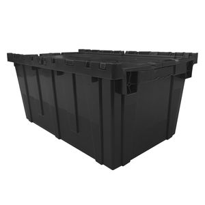 กล่องเก็บของพลาสติกพร้อมฝาปิดแบบพลิกได้ ขนาด 27"x17"x12" - Product Image 1