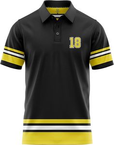 เสื้อโปโลซับลิเมชั่นประสิทธิภาพสูง ผ้าโพลีเอสเตอร์ระบายอากาศ แห้งเร็ว สำหรับทีมกีฬา กอล์ฟ  แบบพิมพ์ลายทั้งตัว รับผลิตแบบ OEM - Product Image 3
