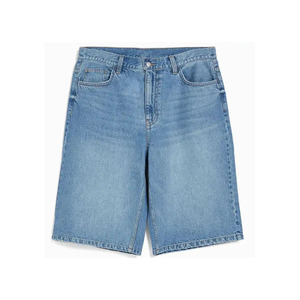 Pantalones Cortos de Mezclilla para Hombre, Estilo Coreano Vintage, Holgados, a la Rodilla, Lavado Medio, Moda Verano 2026 - Product Image 3