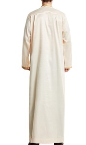 Latest Design Elegant Fashion Embroidery Printed Stylish Omani Long Robe Moroccan Arab Dubai Jubbah <b>Thobe</b> Islamic Thawb Jubba - Product Image 2